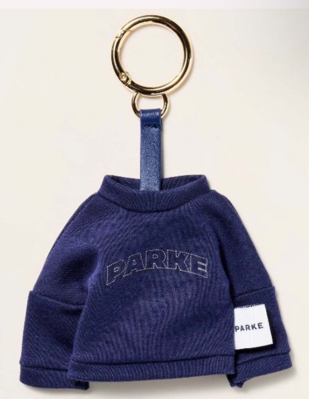 Parke x Target Mockneck Sweatshirt Keychain Navy Blue